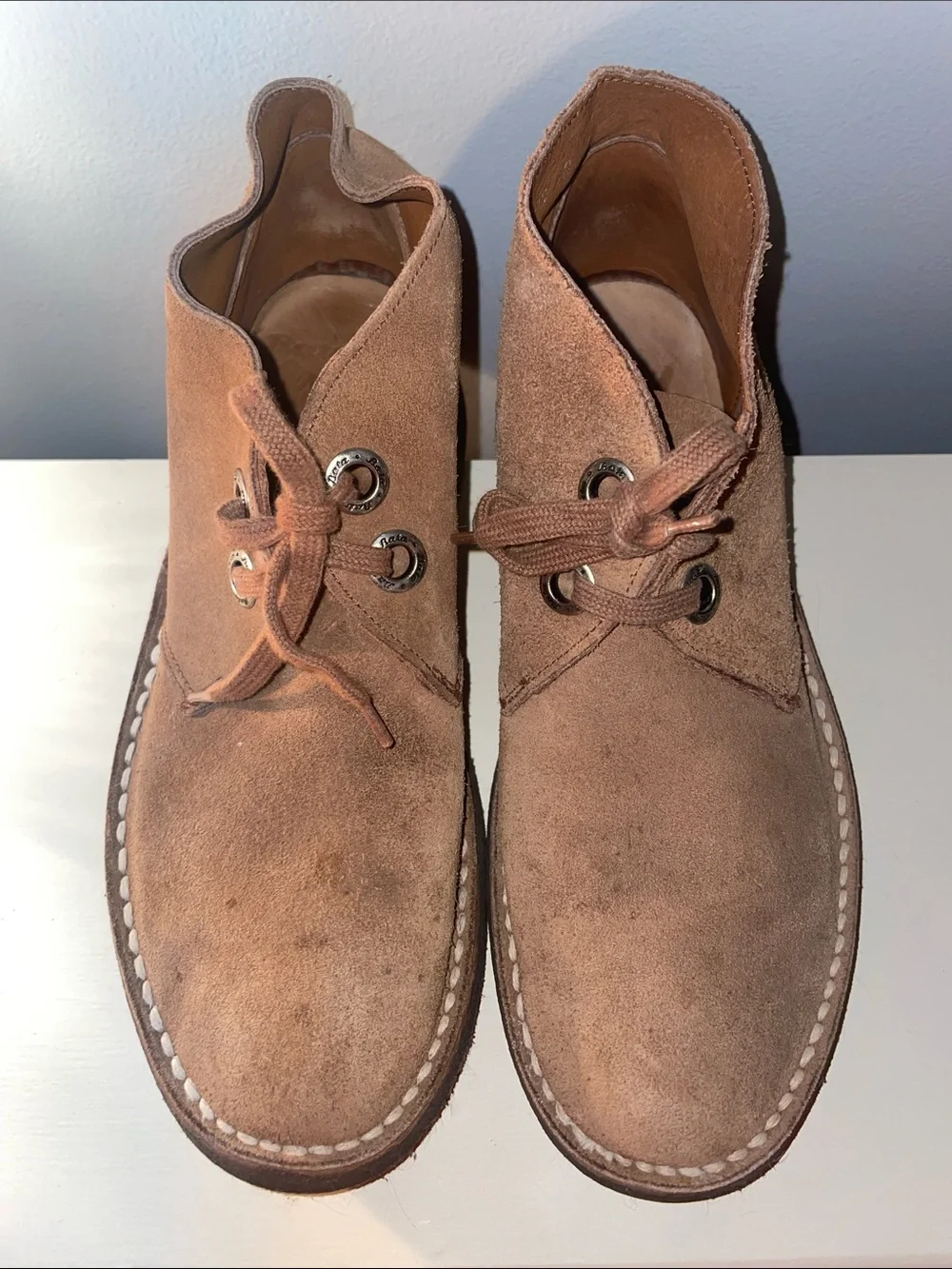 Bata Safari Kenya Suede Chukka Boots Brown Handmade Men's Size 8